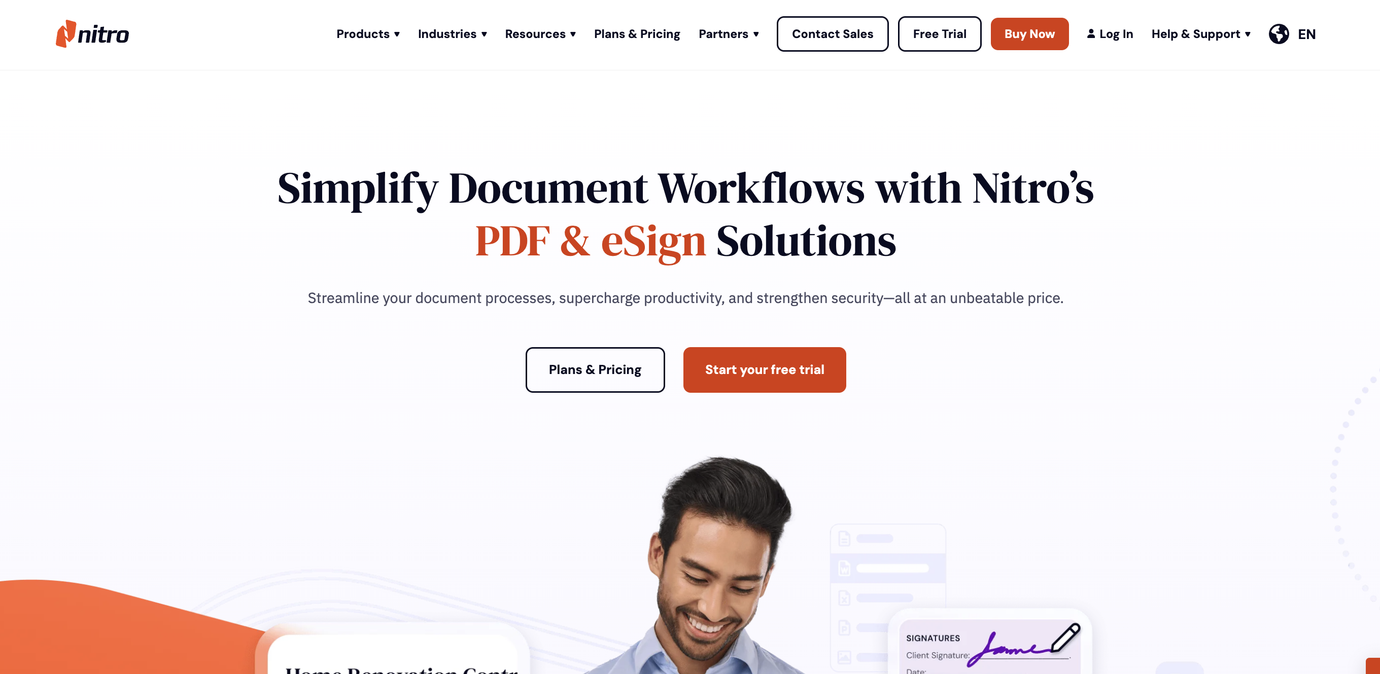 Nitro PDF Review — 2025 interface