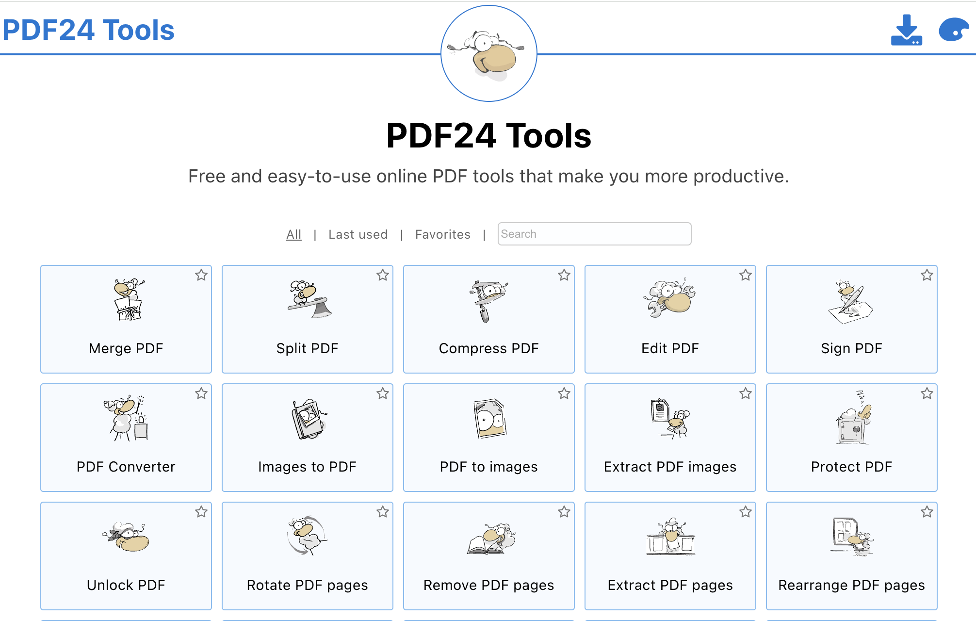 PDF24 Review – Learn Its Features, Pricing & Feedback interface