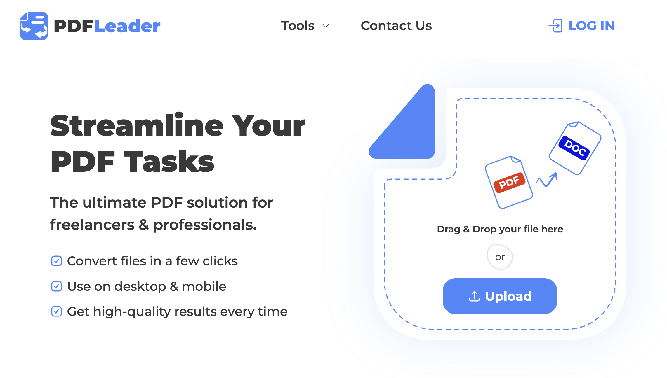 PDF Leader Review 2025 interface