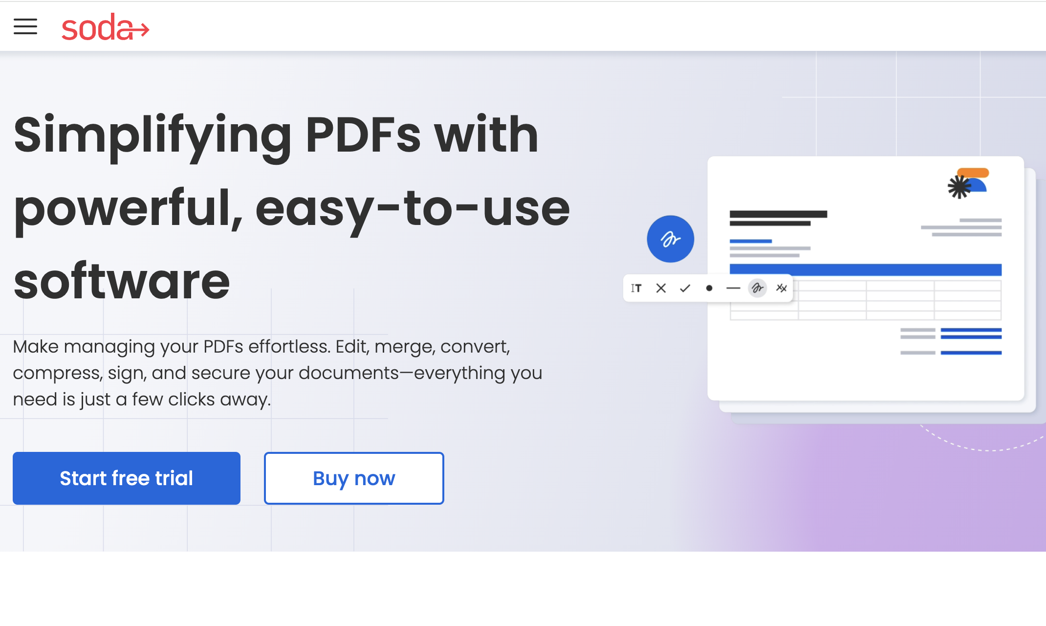 Soda PDF Review – Learn Its Features, Pricing & Feedback interface