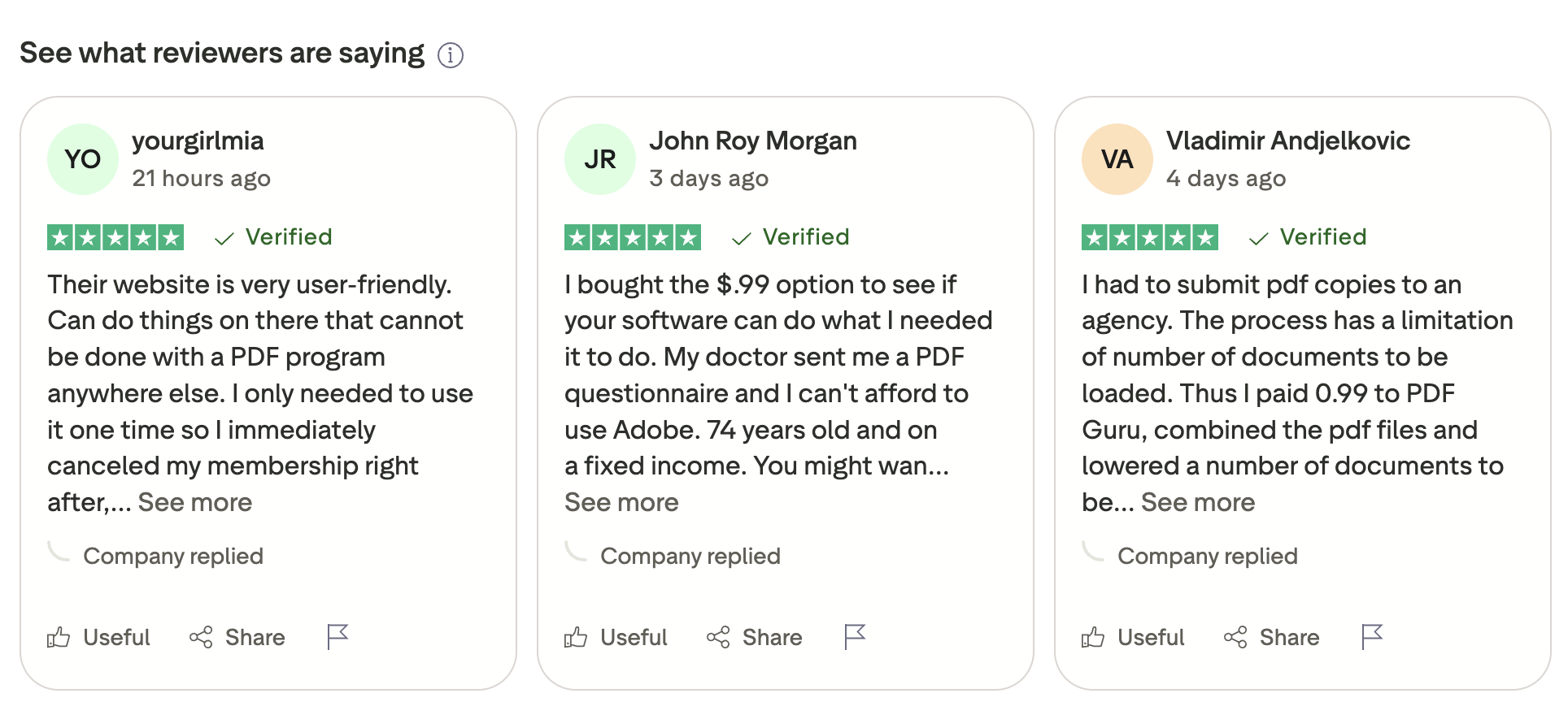 PDF Guru user reviews and ratings